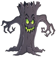 Image showing Spooky tree theme image 1
