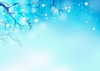 Image showing Winter theme background 2