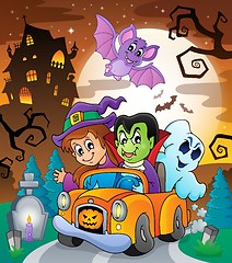 Image showing Halloween topic scene 7