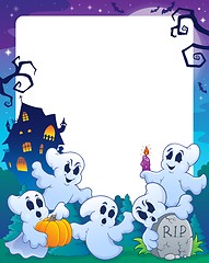 Image showing Halloween theme frame 1