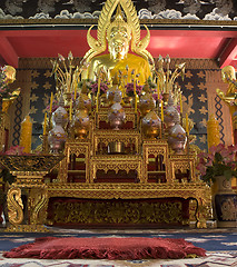 Image showing Inside the buddhist temple