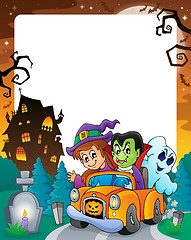 Image showing Halloween theme frame 5