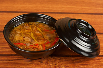 Image showing Fresh vegetable soup