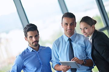 Image showing business people in a meeting at office