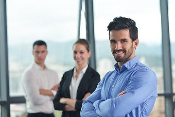 Image showing business people in a meeting at office