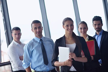 Image showing business people in a meeting at office