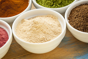 Image showing African baobab fruit  powder