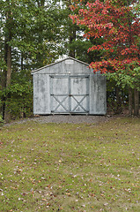 Image showing Early Autumn Shed