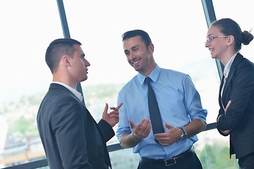 Image showing business people in a meeting at office