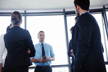 Image showing business people in a meeting at office