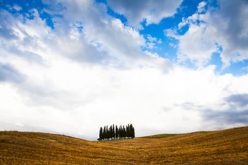 Image showing Tuscany before the storm