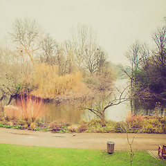 Image showing Vintage look St James Park