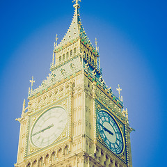 Image showing Vintage look Big Ben