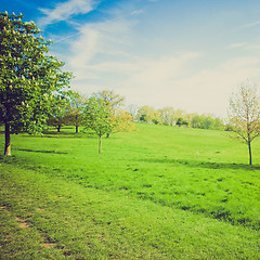 Image showing Vintage look Primrose Hill, London