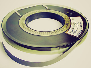 Image showing Retro look Tape reel