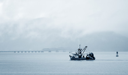 Image showing Fishing Boat, Columbia River