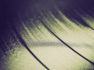 Image showing Retro look Vinyl record