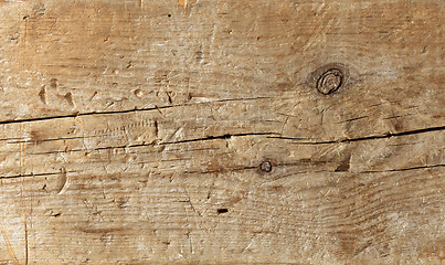 Image showing old plank of wood