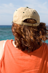 Image showing Woman on the Beach 2