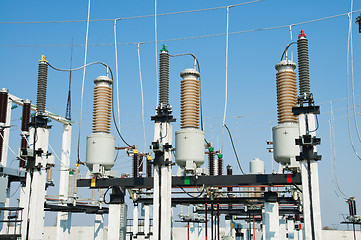 Image showing part of high-voltage substation