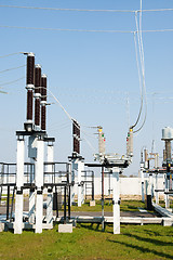 Image showing part of high-voltage substation