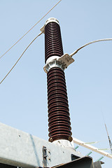 Image showing part of high-voltage substation