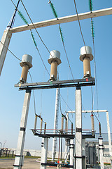 Image showing part of high-voltage substation