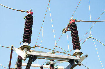 Image showing part of high-voltage substation