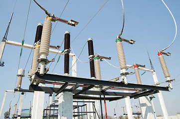 Image showing part of high-voltage substation