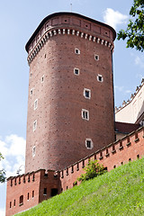 Image showing Senatorska tower of Krakow castle