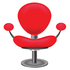 Image showing red chair