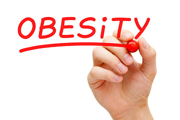 Image showing Obesity Red Marker