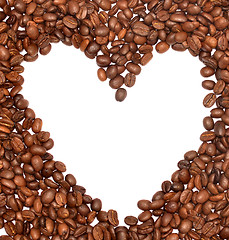 Image showing coffee heart