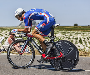 Image showing The Cyclist Arthur Vichot