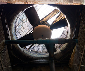 Image showing cooling tower fan