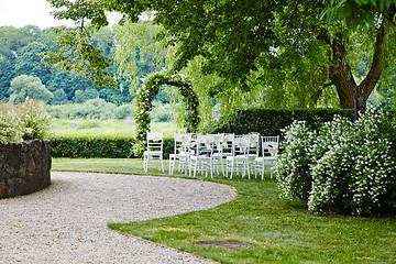 Image showing Place for wedding ceremony