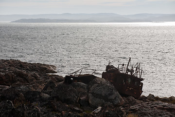 Image showing old rusty vessel