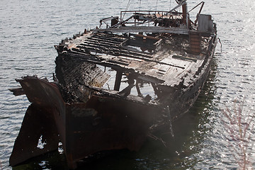 Image showing deserted ship