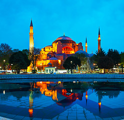 Image showing Hagia Sophia in Istanbul, Turkey