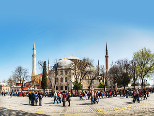 Image showing Hagia Sophia in Istanbul, Turkey early in the morning