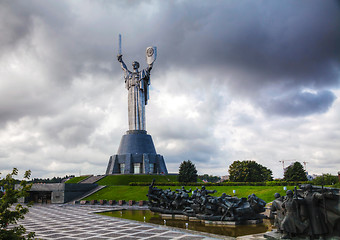 Image showing Mother of the Motherland monument in Kiev, Ukraine