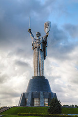 Image showing Mother of the Motherland monument in Kiev, Ukraine