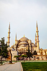 Image showing Sultan Ahmed Mosque (Blue Mosque) in Istanbul