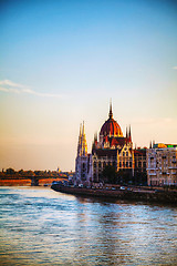 Image showing Hungarian Parliament building in Budapest