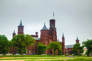 Image showing Smithsonian Institution Building (the Castle) in Washington, DC