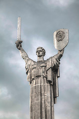 Image showing Mother of the Motherland monument in Kiev, Ukraine