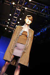 Image showing Asian model on the catwalk