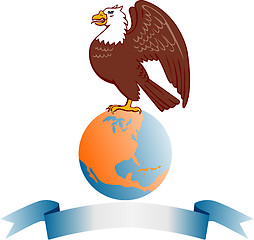 Image showing Eagle Globe Banner