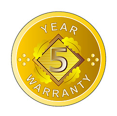 Image showing Year 5 Warranty