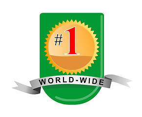 Image showing Number 1 WorldWide